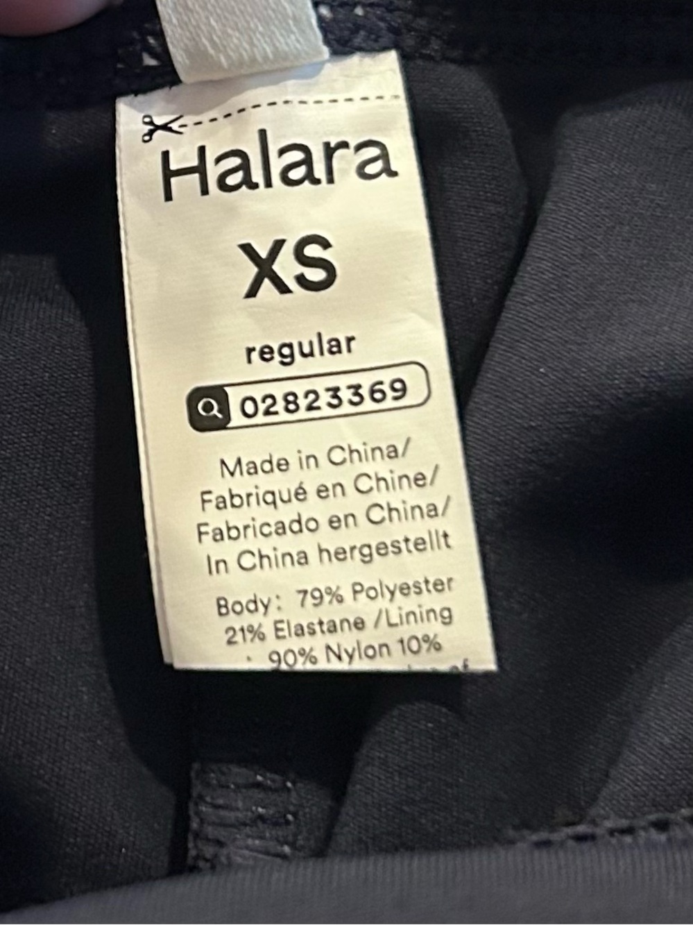 Halara Halara Flex DayStretch Side Zipper Navy Work Flare Pants XS NWOT - Picture 12 of 12